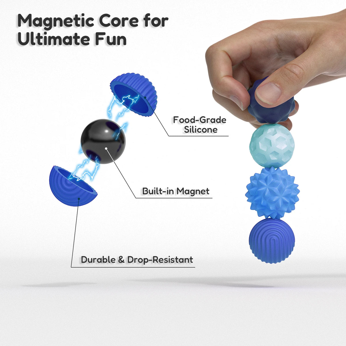Magnetic Fidget Balls – Stress Relief & Sensory Toy for Adults and Kids