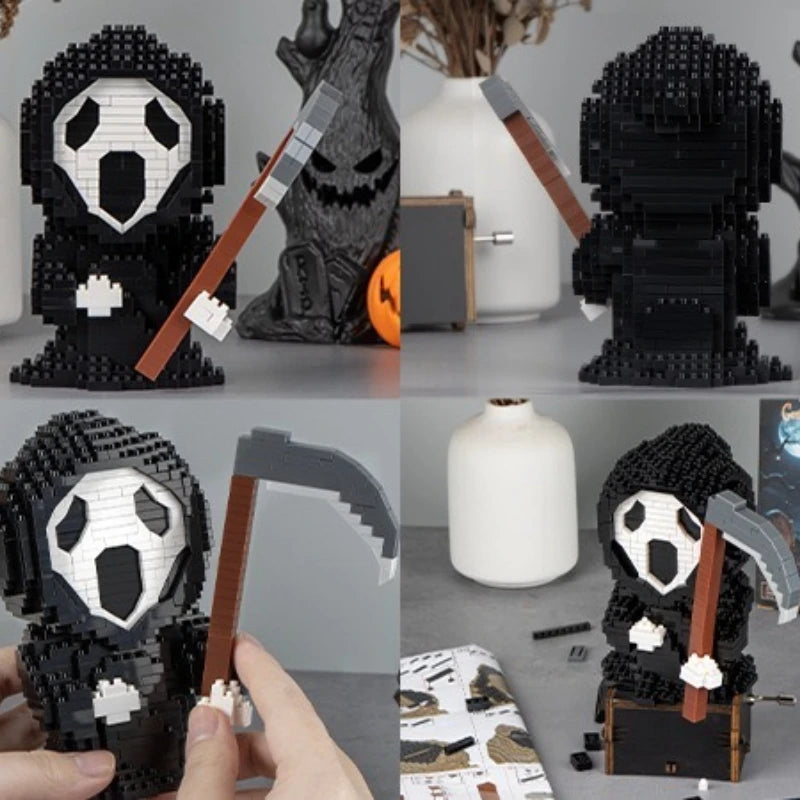 Death Reaper Clown Mini Building Blocks Set