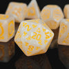 Dragon Pattern Polyhedral Dice Set for RPG & Tabletop Gaming