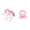 Unicorn Party Activity Kit with Bracelets, Rings, Tattoos, Stickers, and Puzzle