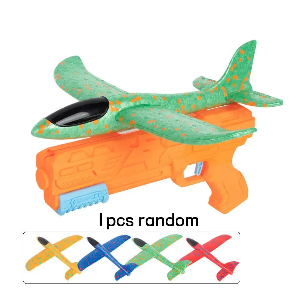 Foam Glider Plane Launcher Toy for Outdoor Play
