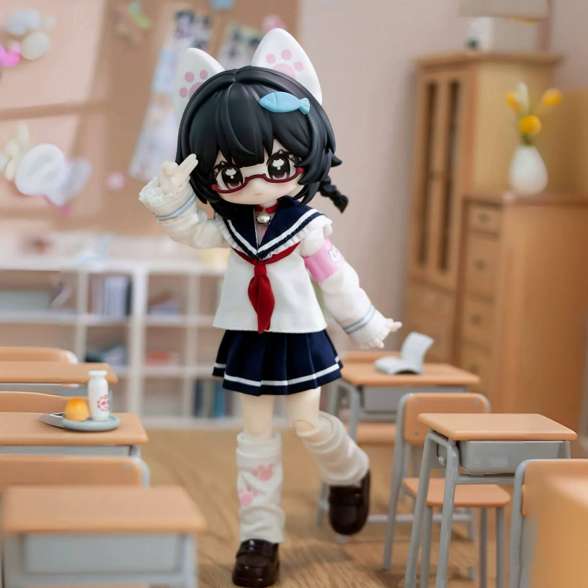 Anime-Style Collectible Figurine for Display