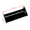 Black hard tail wing upgrade for WLtoys RC cars with dimensions 136mm and 50mm.