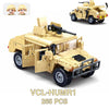 Military Hummer Tank Building Blocks Set