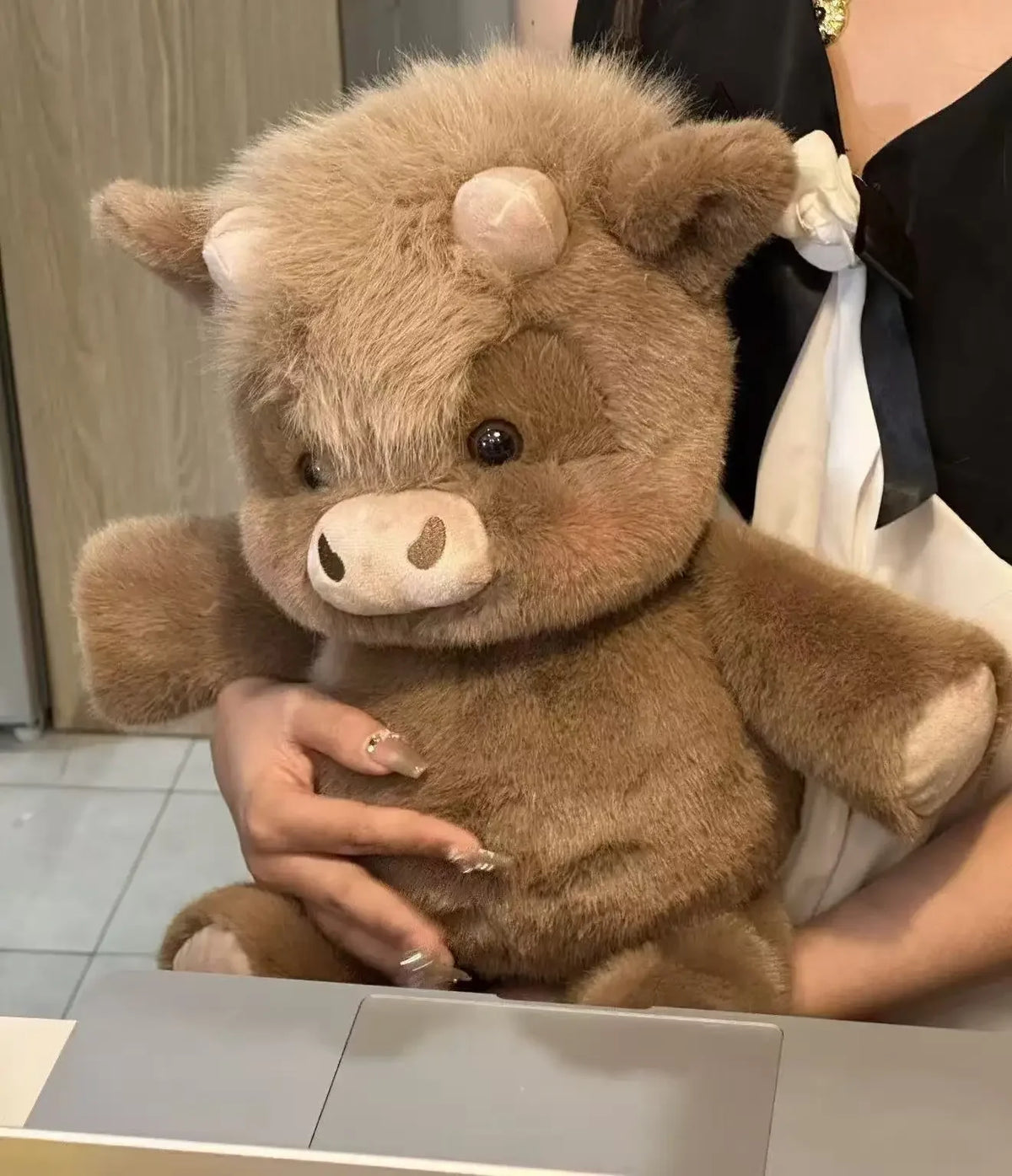 Extra Soft Cute Pig Plush Pillow - 17.7 Inch Comfort Stuffed Animal