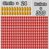 Reusable Toy Gun Shells and Bullets for M1911, SIG17 & USP Models