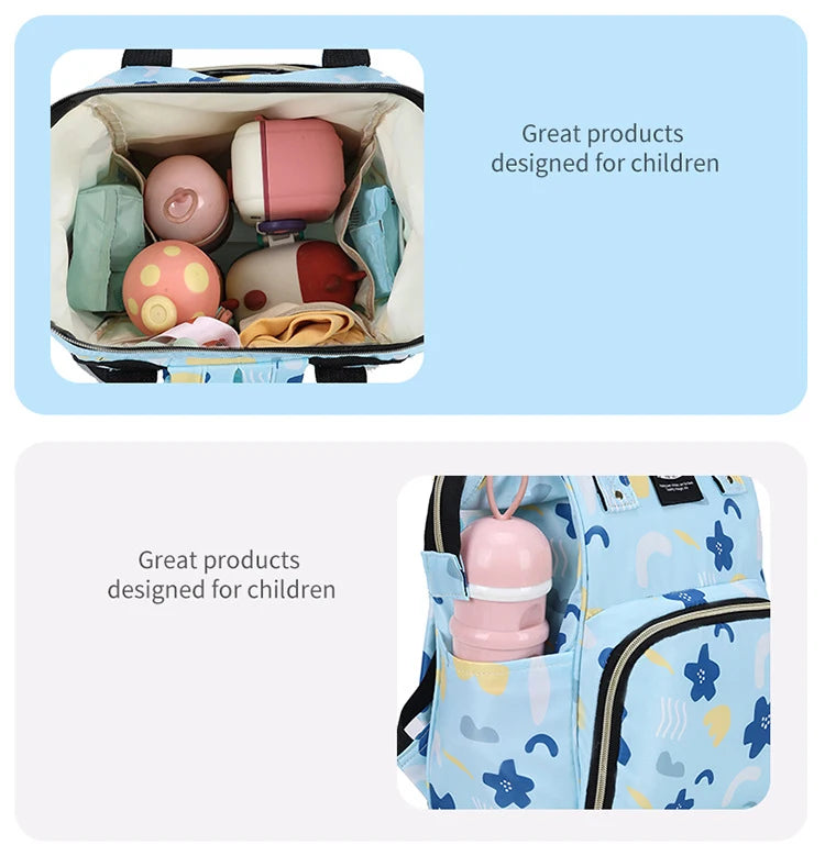 Large Capacity Waterproof Maternity Diaper Bag Backpack