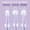 Baby Silicone Toothbrush Set with Tongue Cleaner and Storage Box