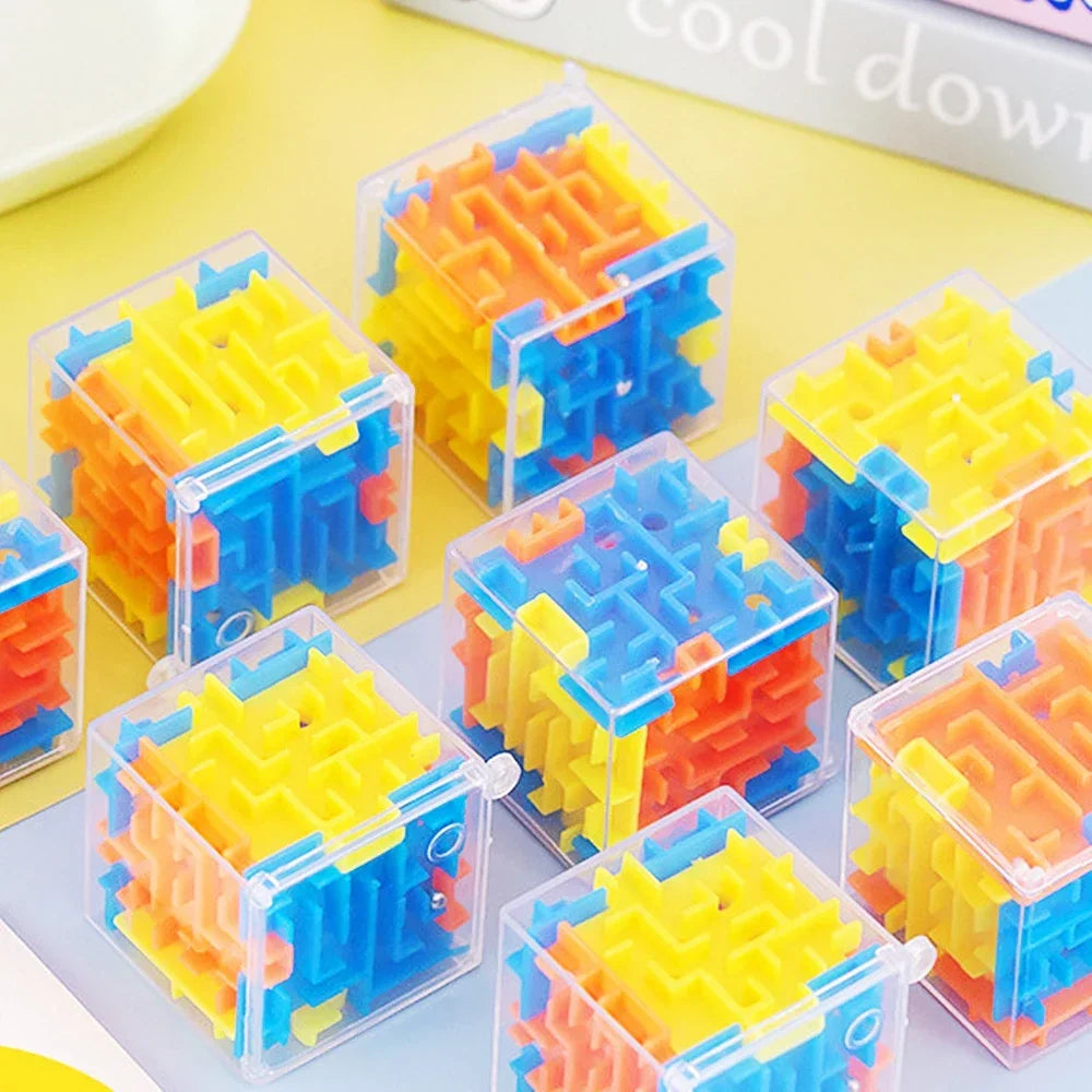 Mini 3D Maze Cube Puzzle