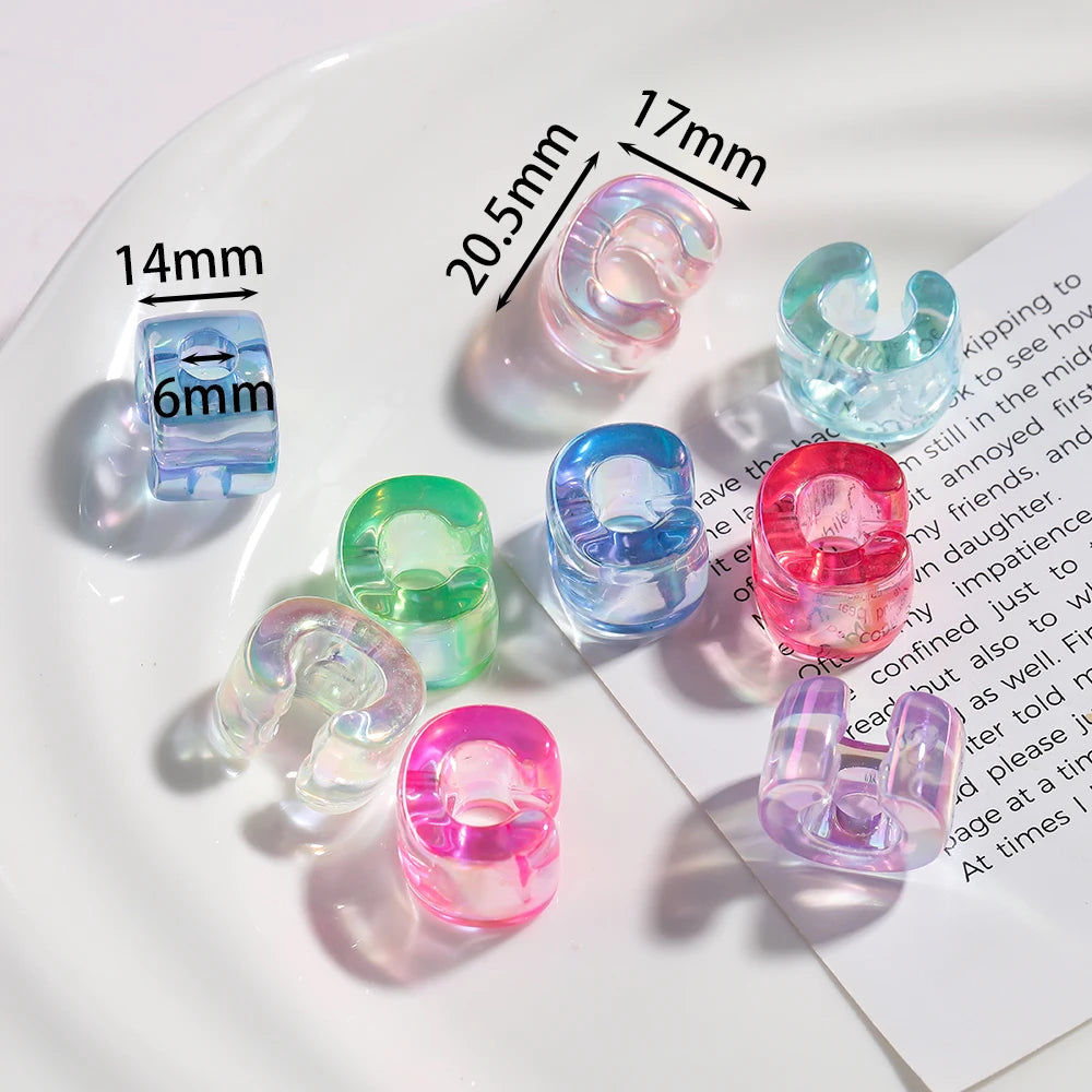 Acrylic Alphabet Beads for Jewelry Making – DIY Craft Kit