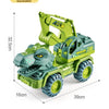 Dinosaur Transport Truck Carrier Playset with Tyrannosaurus Rex