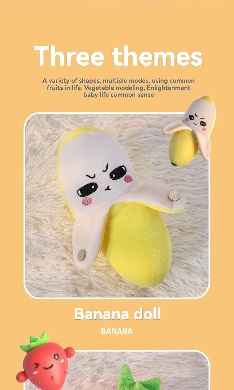 Fruit Metronome Plush Toy with Music