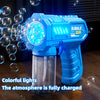 Automatic Bubble Gun with Rocket Launcher