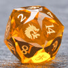 Premium 7-Piece Frosted Gemstone Polyhedral Dice Set for Tabletop RPGs
