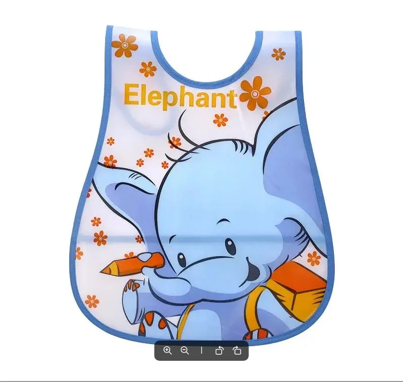 Baby Feeding Bib with Catch Pocket