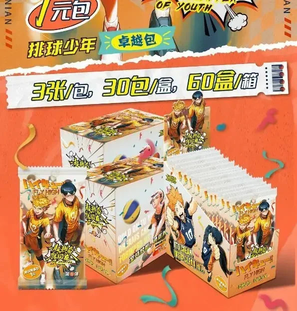 Haikyuu!! Anime Character Trading Cards - Hinata, Kageyama & Tsukishima Collection