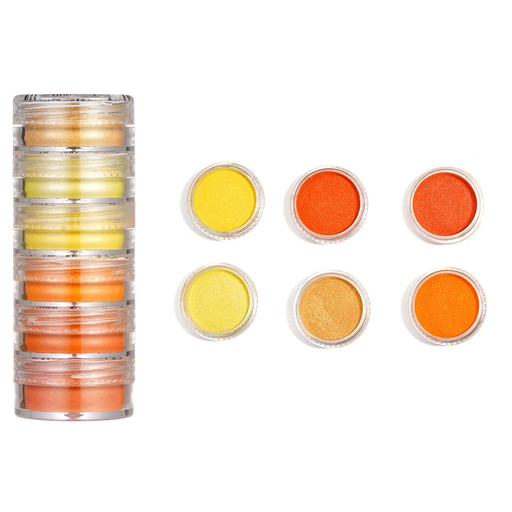 Pearlescent Epoxy Resin Pigment Powder Set (6 Colors)