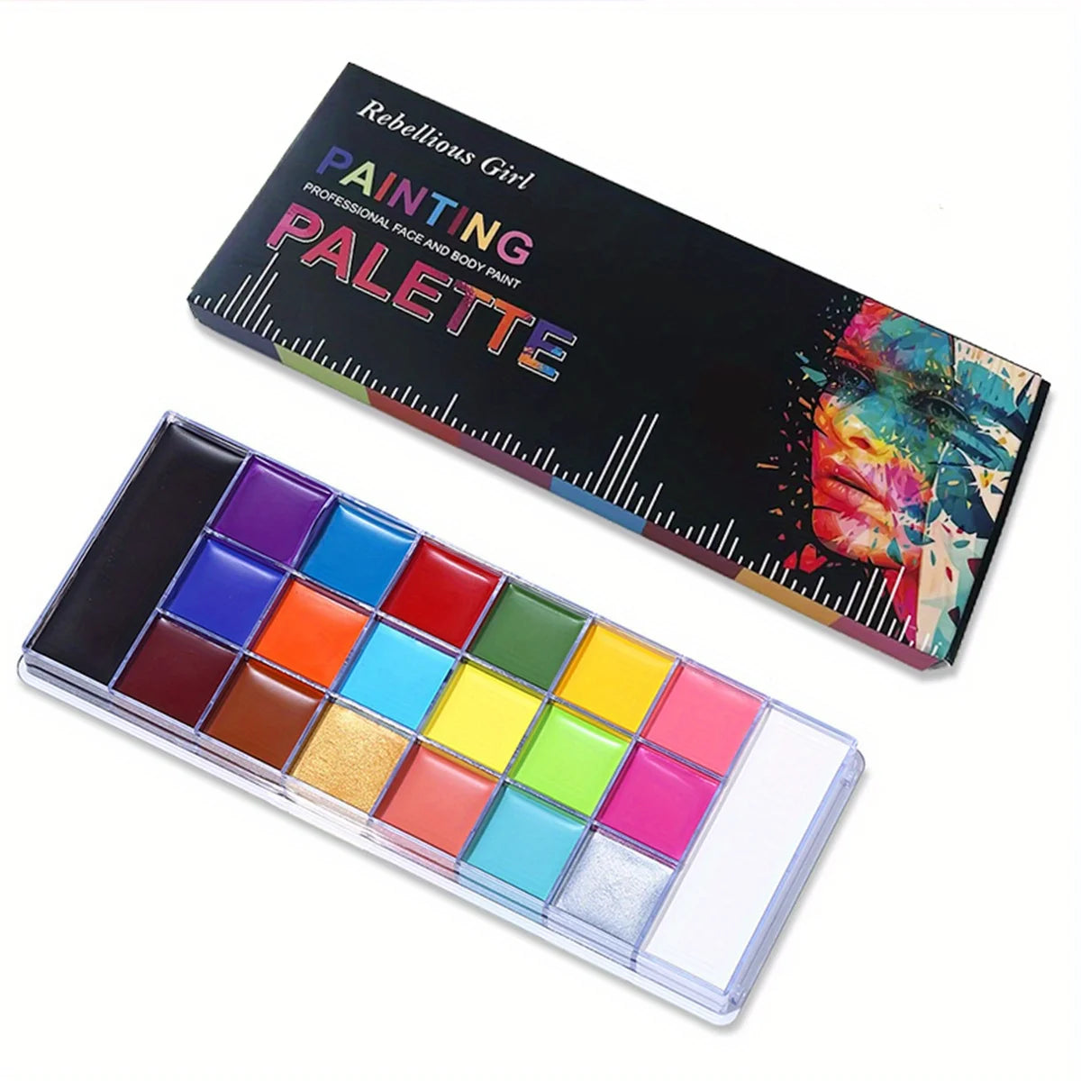 Professional Face & Body Paint Palette for Halloween, Cosplay & SFX
