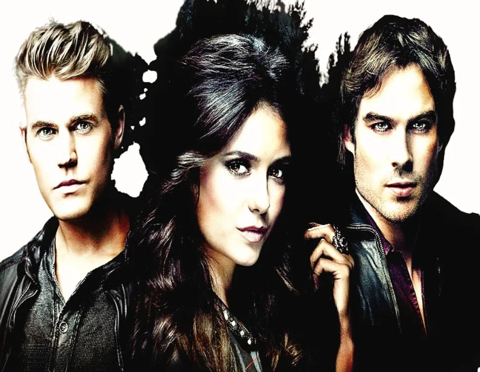The Vampire Diaries 5D Diamond Painting Kit – Full Round Drill Crystal Art for DIY Home Decor
