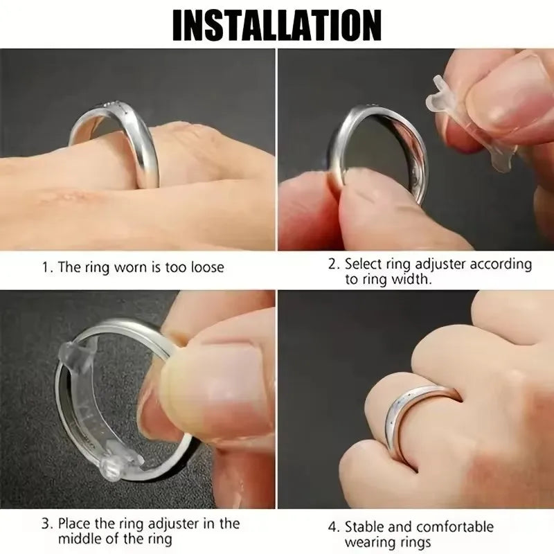 Ring Size Adjuster Pads – 12-Piece Set for a Secure, Comfortable Fit