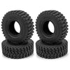 1.0" Mud Terrain Tires for 1/18 & 1/24 RC Crawlers (4-Pack)