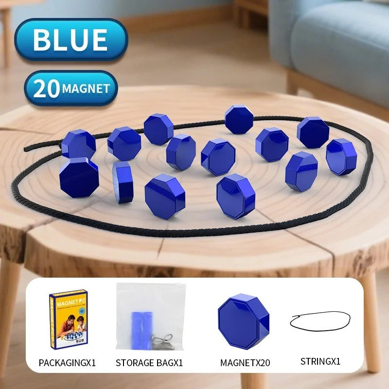 Magnetic Stone Strategy Board Game for Family Game Night