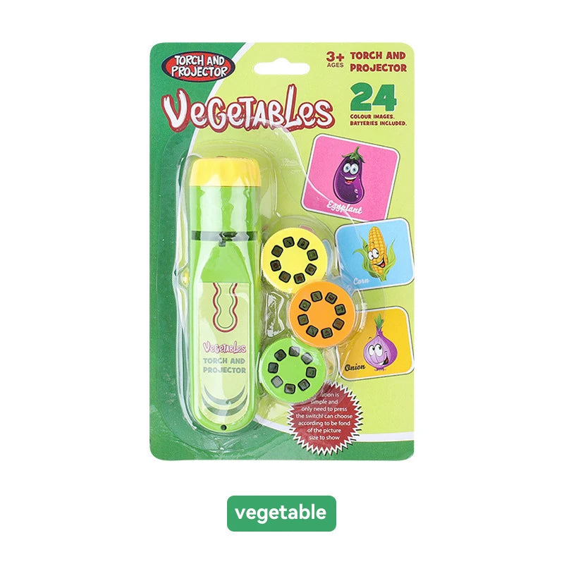 Kids' Story Projector Flashlight with Educational Patterns