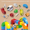 Magnetic Building Block Train Set with Electric Track