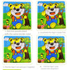 Wooden 3D Puzzle Set for Toddlers – Animal & Vehicle Jigsaw Games