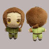 A set of three plush keychains featuring the characters Arthur, Alfred, and Wang Yao from Hetalia