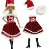 Festive Christmas Outfit Set for 11.5-Inch Dolls