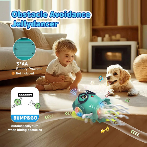 Interactive Dancing Jellyfish Toy with Auto-Sensing Avoidance