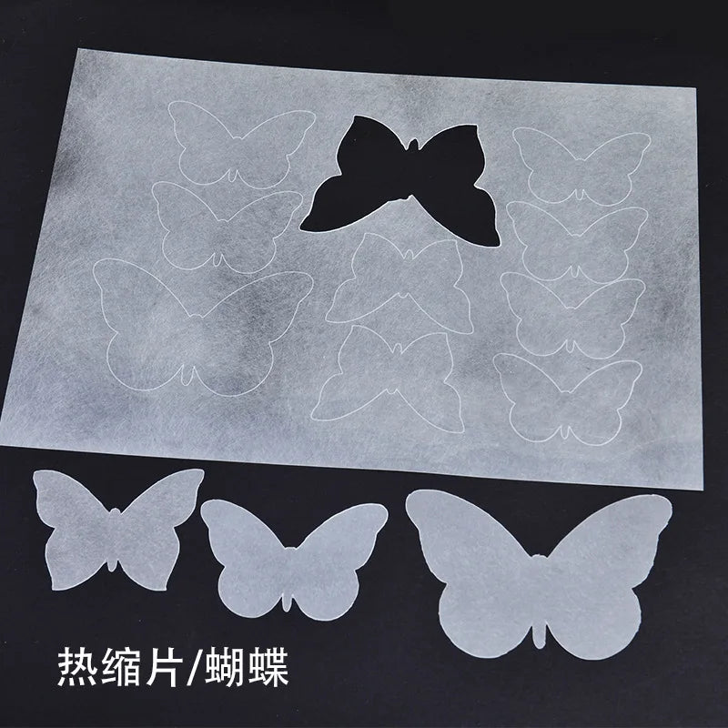 Shrink Film Sheets for DIY Crafts and Personalized Accessories