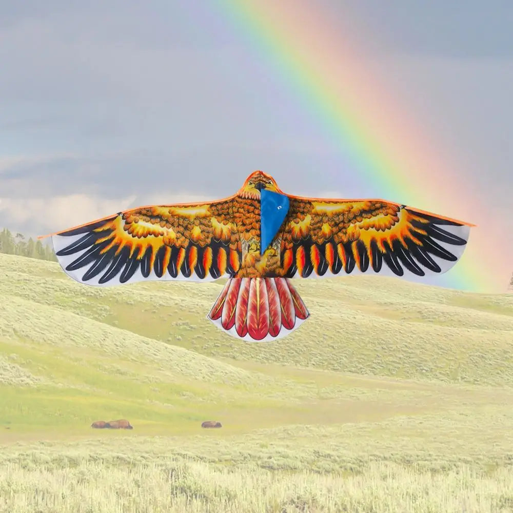 Eagle Pattern Kite with 30m Line – Easy-Fly Outdoor Toy for Kids