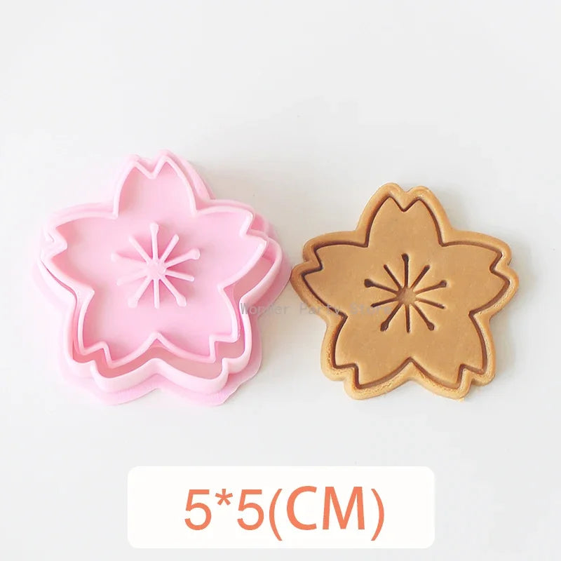 Floral Cookie Stamp & Cutter Set
