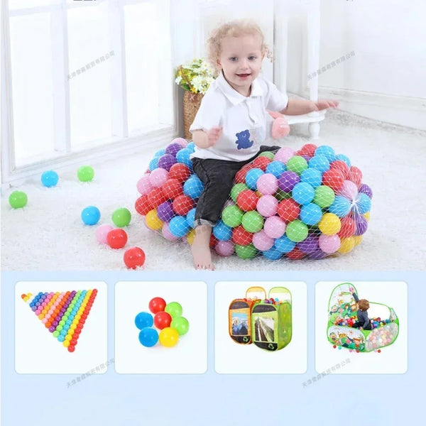 Colorful Soft Play Balls for Ball Pits & Sensory Fun (100-Pack)