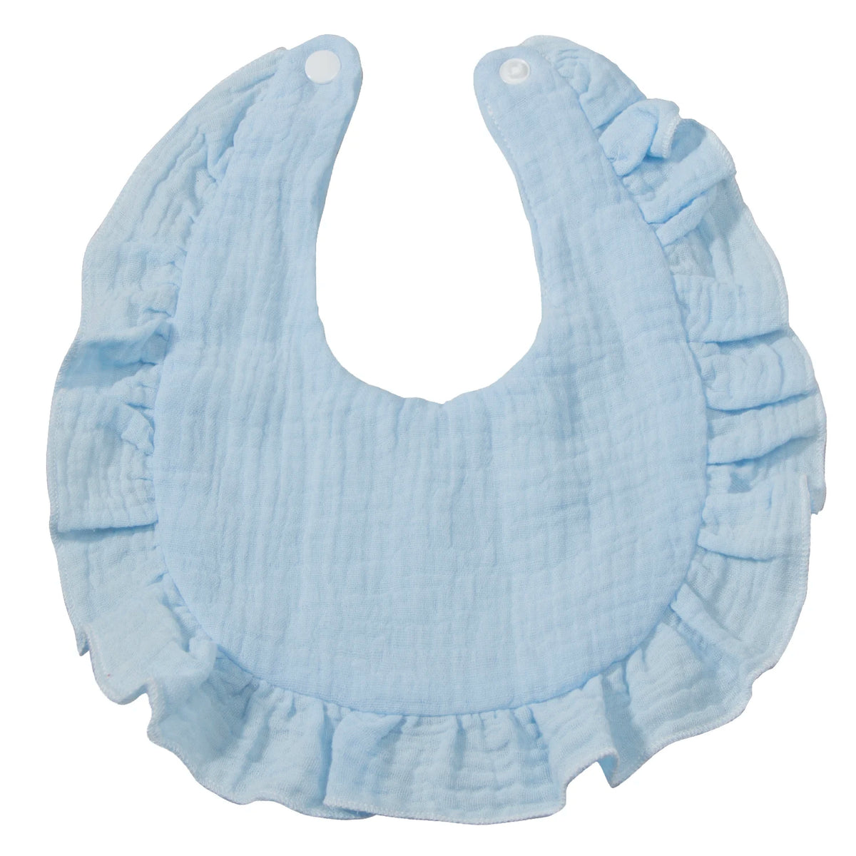 Soft Muslin Cotton Baby Bibs (3-Pack) with Snap Closure