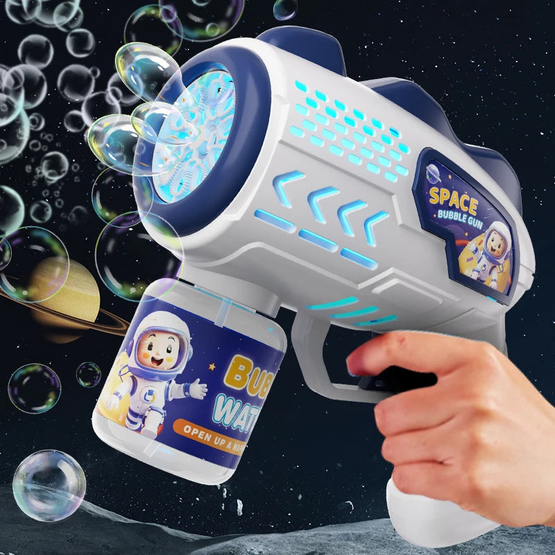 Astronaut Bubble Blaster - Automatic Bubble Machine Gun for Kids