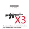 3D printed M4AR-XM177 rifle model with accessories