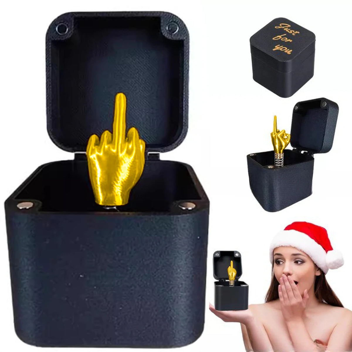 Pop-Up Middle Finger Prank Gift Box