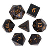 Wooden Polyhedral Dice Set for Tabletop RPGs