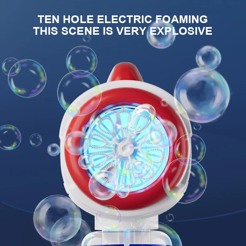 Astronaut Bubble Blaster - Automatic Bubble Machine Gun for Kids