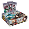 A box of Demon Slayer SSP Diamond Rare cards featuring characters Tanjirou and Nezuko.