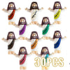 Mini Jesus Figurine Set for Easter Decorations