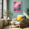 Cherry Blossom Tower Diamond Painting Kit – DIY 5D Wall Art for Adults