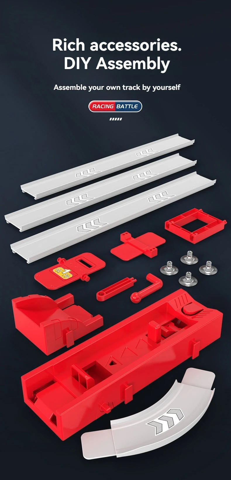 DIY Catapult Racing Car Track Set