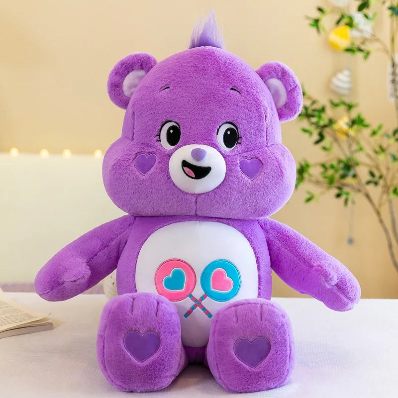 Rainbow Bear Plush Toy – Soft & Colorful Companion