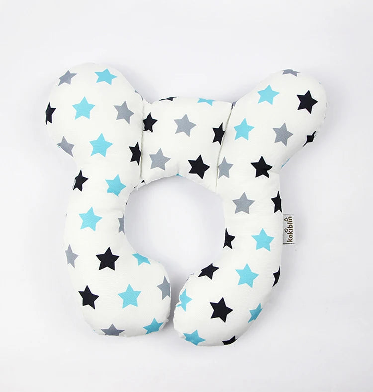 Soft U-Shaped Baby Head and Neck Support Pillow for Car Seat Travel
