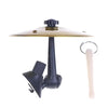 Mini Crash Cymbal with Drumsticks for Car Air Vents