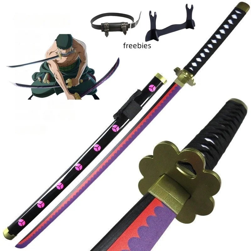 Roronoa Zoro Katana Cosplay Sword – 41-Inch Anime Replica